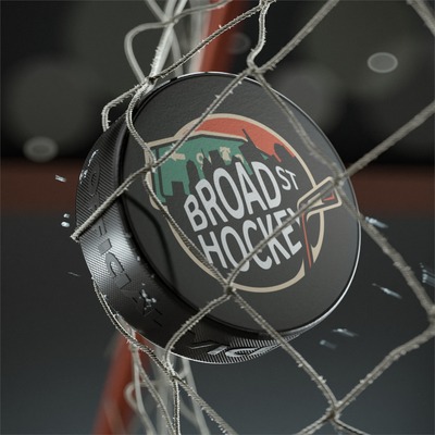 Hockey Puck with Broad St Hockey Logo